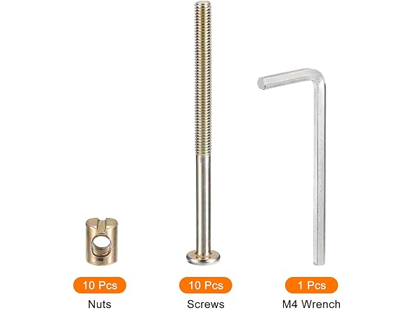 Generic CON-37 10Pcs Hex Socket Head Screws