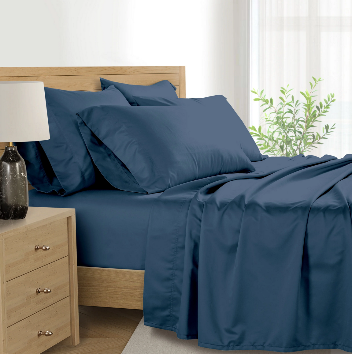 Kathy Ireland 1000TC Egyptian Cotton Sheet Set - Gallery 12