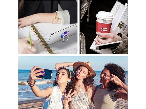 NCHomesy 3 Pack Cell Phone Ring Holder