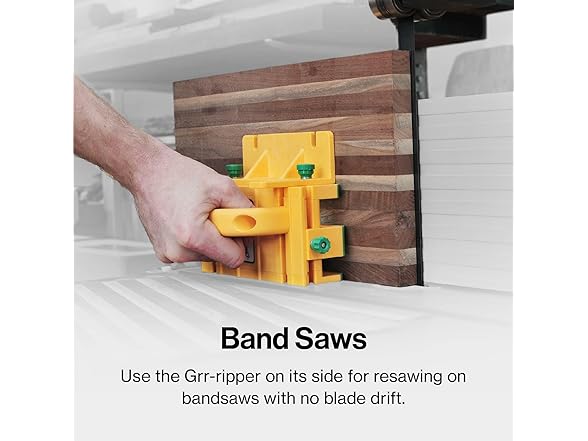 MICROJIG GRR-RIPPER GR-100 3D Table Saw Pushblock, Yellow