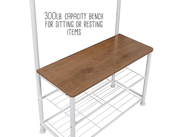 Honey-Can-Do Entryway Hall Tree with Bench