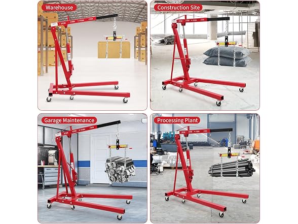 Garvee 2 Ton Folding Hydraulic Engine Ho
