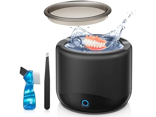 $9.99 RELEXNOW 45kHz Retainer Cleaner Machine for Dentu dealfomo