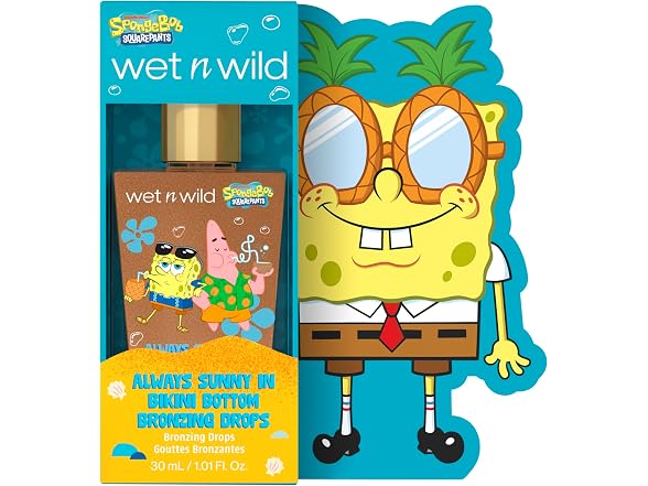 wet n wild Spongebob Bronzing Drops Always Sunny
