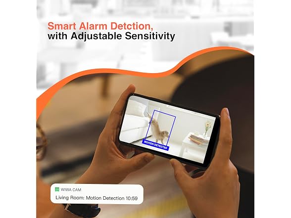 WIWACAM 2K WiFi Camera W/ 5000mAh Battery