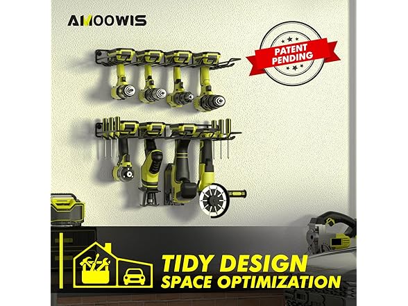 4 Pack Power Drill Tool Organizer