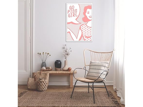 BNGFDV Go Piss Girl Wall Art Trendy