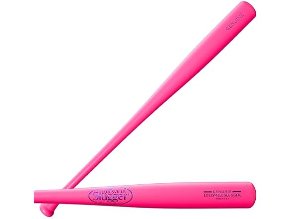 Louisville Slugger Genuine Mix Maple Baseball Bat - Pink/Metallic Red, 31"