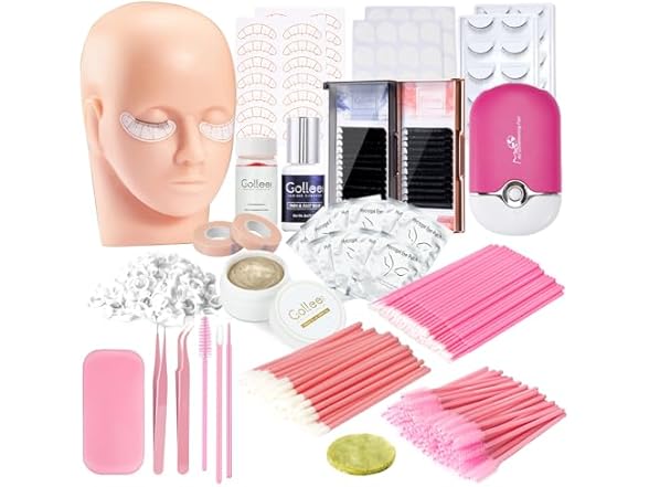 GOLLEEPRO Lash Eyelash Extension Kit