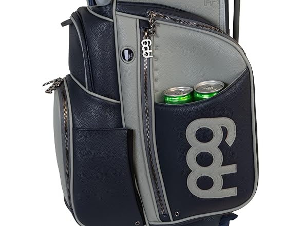 Pin Point Golf Triumph Leather Stand Bag