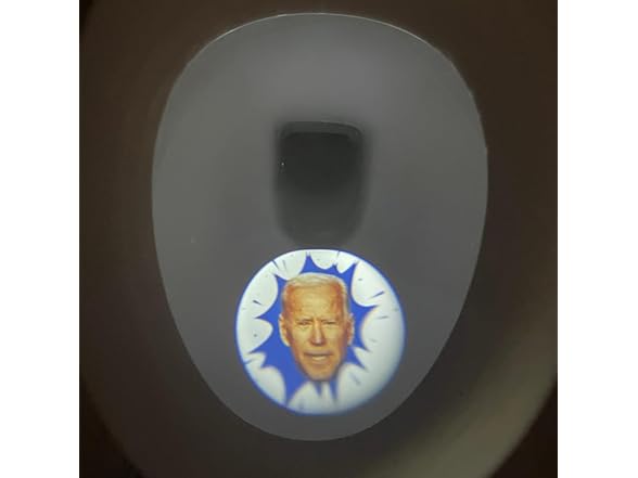 Trump Biden Toilet Light Projector