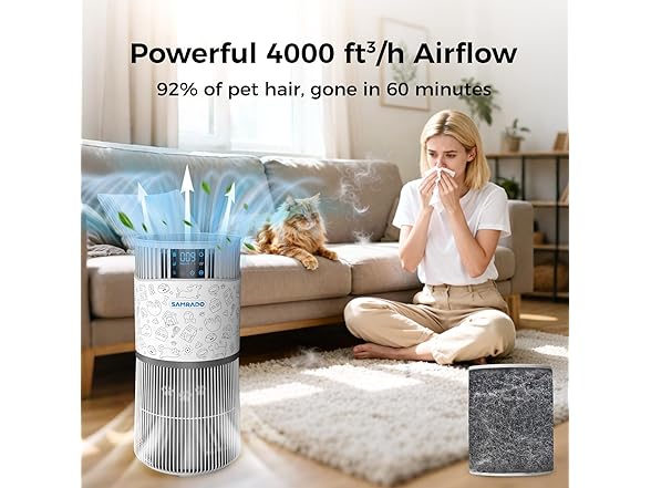 Samrado Air Purifier for Home Pets