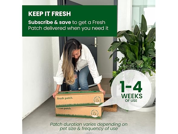 Fresh Patch Real Grass Patch for Dogs, Cats,