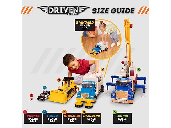 Driven by Battat – Large 18 Inch Dump Truck for Kids