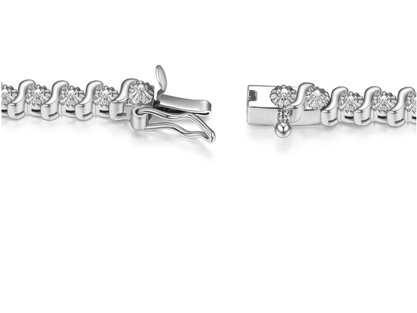 Amazon Essentials Fine Silver Over Silver Bracelet