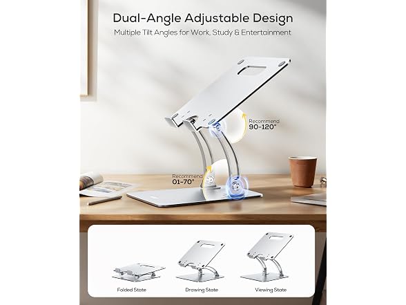 Nulaxy Ergonomic Foldable Laptop Stand