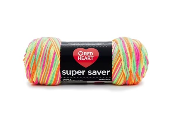 Red Heart Red Heart Super Saver Yarn - Day Glow