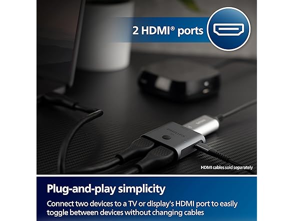 Philips 2-Device HDMI 2.1 Switch 8K
