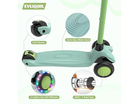 Kick Scooter for Kids 3 Wheeled
