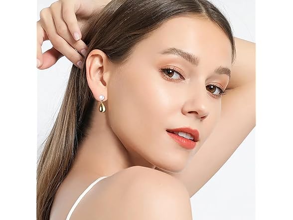 Pearlfun Freshwater Pearl Drop Earrings
