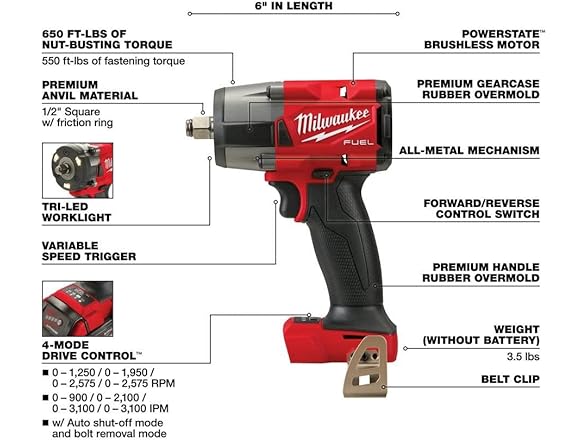 Milwaukee M18 FUEL 18V 7 Tool Brushless Combo Kit