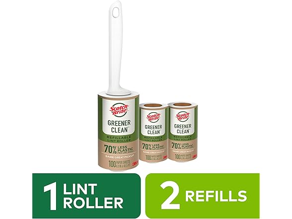 Scotch-Brite Lint Roller w/Refills