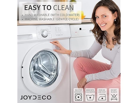 Joydeco Blackout Curtains, 63" Length