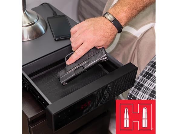 Hornady Rapid Safe Night Guard Bedside Safe Black