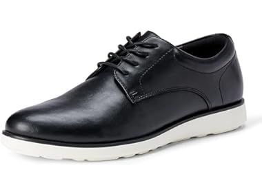 $19.99, Was $36.90, 45% Off! Amazon Essentials Men's Casual Derby Dress Shoes dealfomo