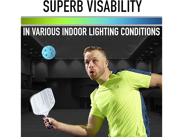 Franklin Sports X-26 Pickleballs - Indoor - 100 Pack - Blue