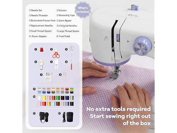 Beginner-Friendly Mini Sewing Machine