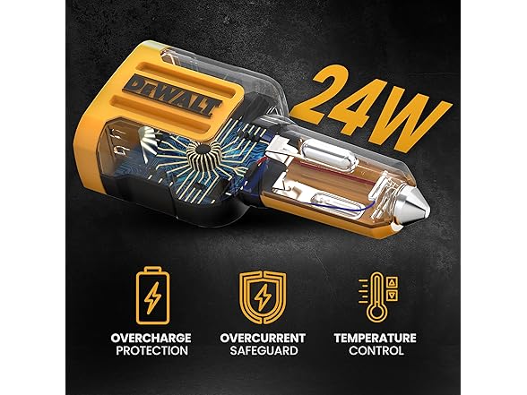Dewalt 141 9008 DW2 Mobile USB Charger 2 Port
