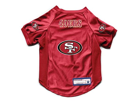 Littlearth NFL Stretch Pet Jersey XS 49ers