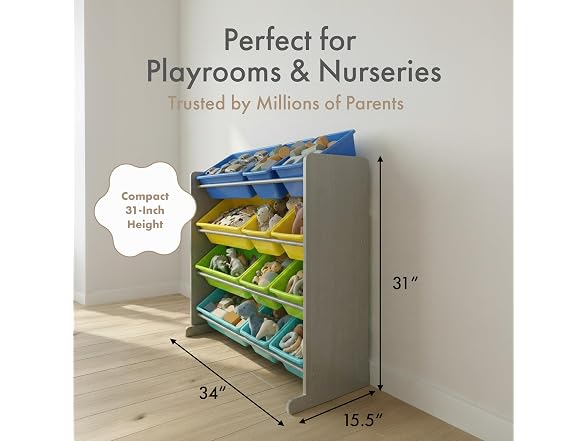 Humble Crew Kids Toy Organizer 12 Bins
