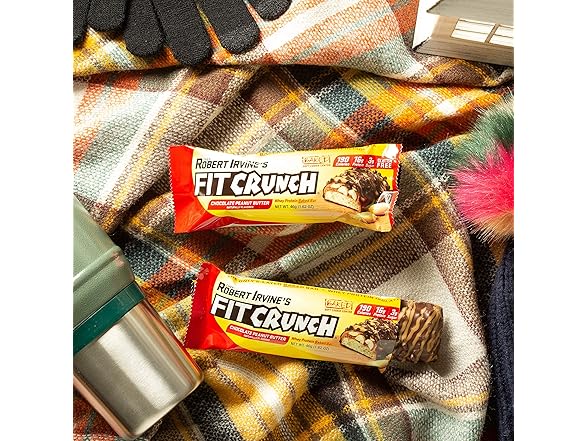 9CT FITCRUNCH Snack Size Protein Bars, 6-Layer