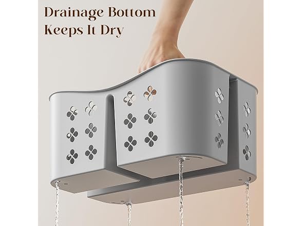 PQH W0019 Portable Shower Caddy Grey
