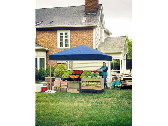 10x10 Pop Up Canopy Tent with 3 Removable Sidewalls