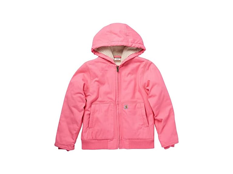 Carhartt Girls Canvas Insulated Hooded Jacket (6)