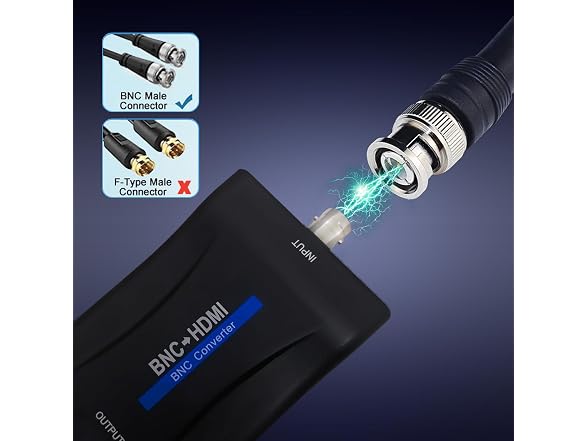 Meekwds Coax to HDMI Adapter Converter
