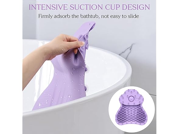 kixcvdm Silicone Bath Pillow