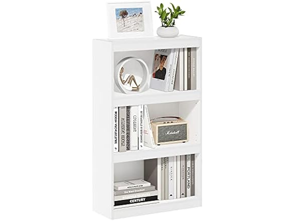 Furinno Jaya Enhanced Home Bookcase 3-Tier