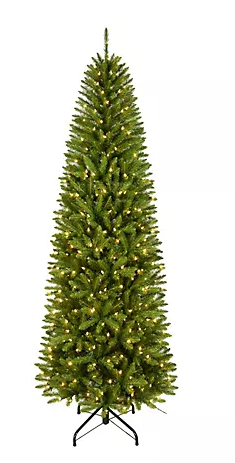 Santa's Workshop 7.5' Pre-Lit PVC Slim Tree 1188 Tips - Gallery 2