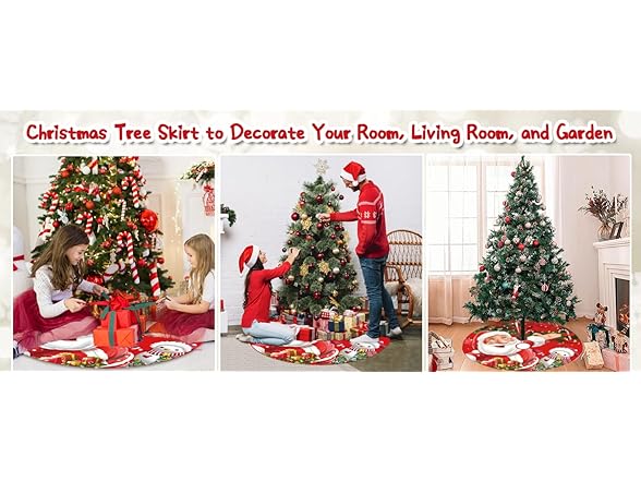 BantboxBie Christmas Tree Skirt 36 Inch