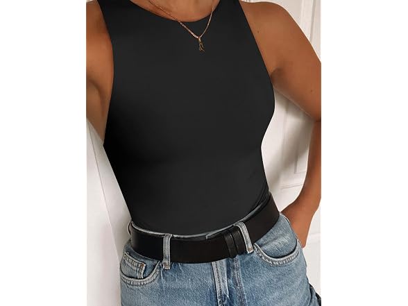 Saslax Women (M) High Neck Sleeveless Halter Tops