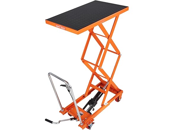 VEVOR Hydraulic Lift Table Cart, 330lbs