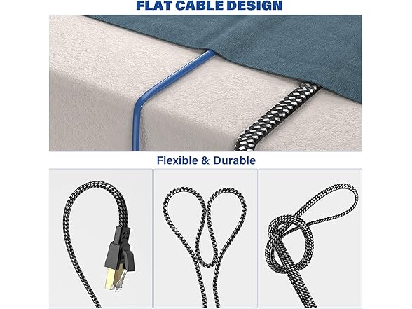 Orbram Cat 8 Ethernet Cable