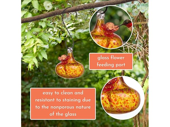 Red Carpet Hummingbird Feeder Teardrop