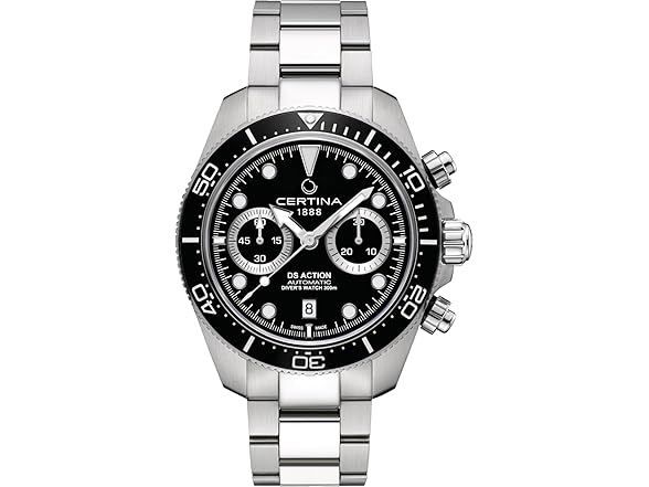 Certina, Mens, DS Action Chrono, 44.6, mm, Steel, Automatic Chrono, Date, Watch