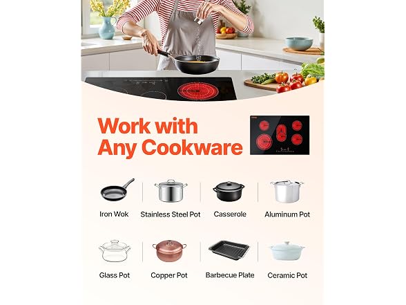 Built in Electric Stove Top