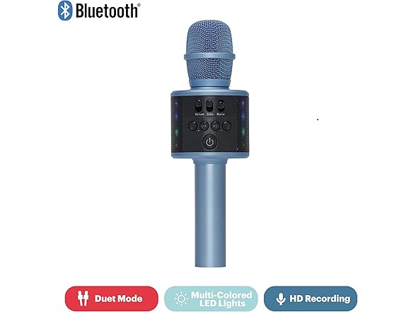 Core Innovations Wireless Bluetooth Karaoke Microphone